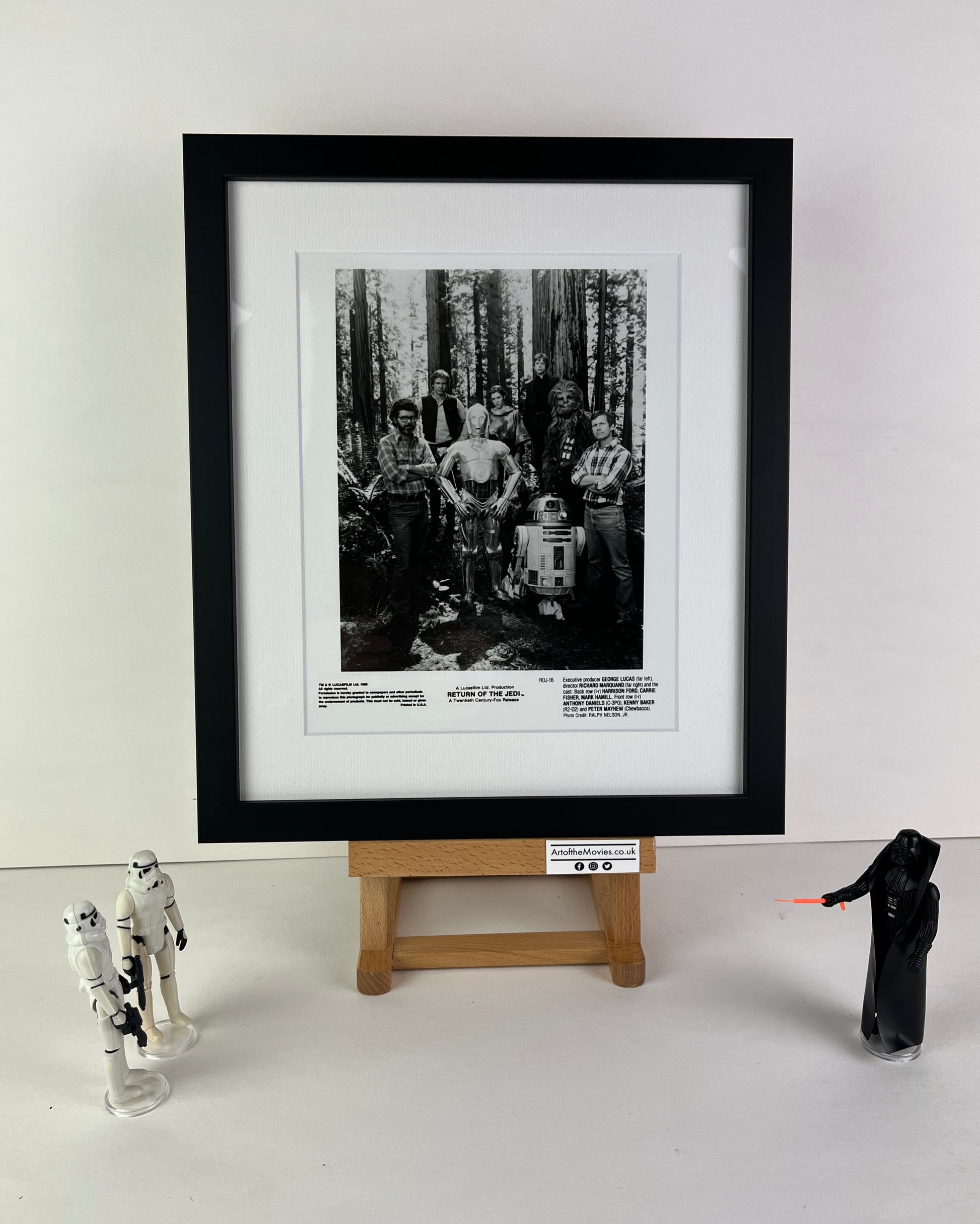 An original 8x10 promotional still from the Star Wars film The Return of the Jedi