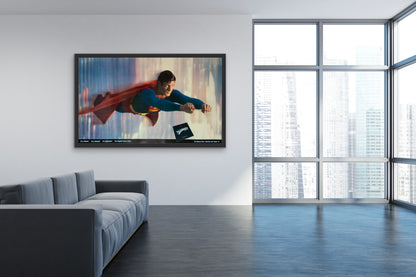An original movie poster for the 1978 film Superman