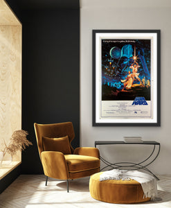 An original one sheet poster with art by the HIldebrandt brothers for the 15th Anniversary of Star Wars