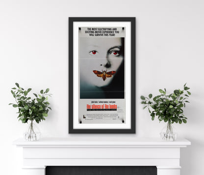 An original Australian Daybill movie poster for the film Silence of the Lambs