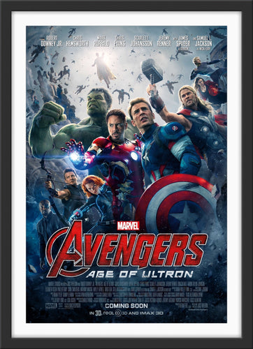 An original movie poster for the Marvel Cinematic Universe (MCU) film Avengers: Age of Ultron