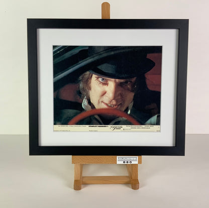 An original 8x10 lobby card for the Stanley Kubrick film A Clockwork Orange