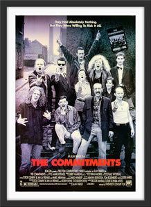 An original movie poster for the film The Commitments