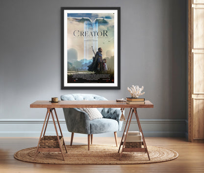 An original movie poster for The Creator