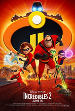 Load image into Gallery viewer, An orignal movie poster for the Pixar film Increduble 2