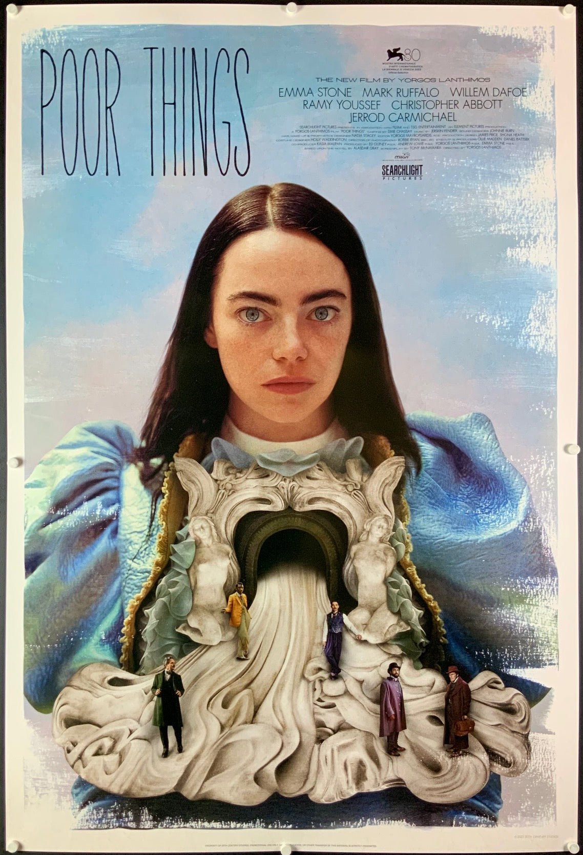 An original movie poster for the film Poor Things