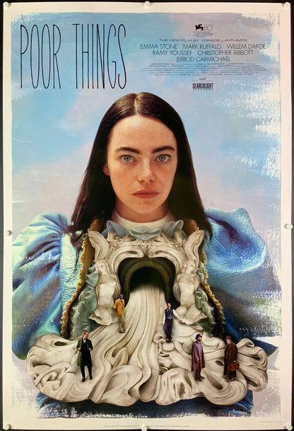 An original movie poster for the film Poor Things