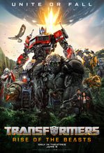 Load image into Gallery viewer, An original movie poster for the film Transformers Rise of the Beasts