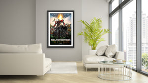 An original movie poster for the film Transformers Rise of the Beasts