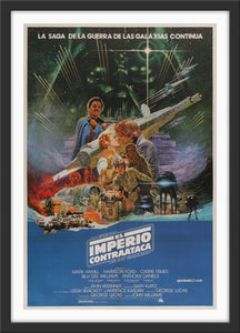 An original Argentinean movie poster for the Star Wars film The Empire Strikes Back