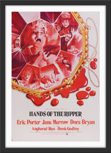 Load image into Gallery viewer, An original movie poster for the Hammer horror film  Hands of the Ripper