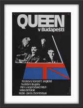 Load image into Gallery viewer, An original Czech movie poster for the film Hungarian Rhapsody: Queen Live in Budapest