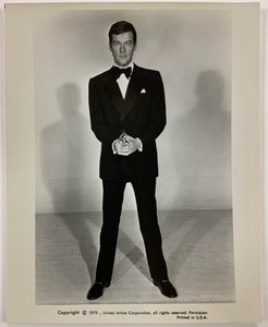 An original and framed 8x10 movie still for the James Bond film Live and Let Die
