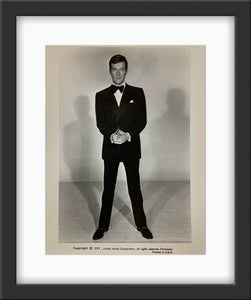 An original and framed 8x10 movie still for the James Bond film Live and Let Die