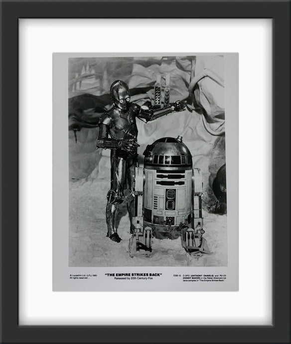 An original 8x10 movie still for the Star Wars film The Empire Strikes Back