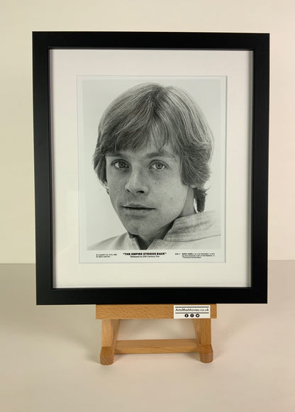 An original 8x10 promotional still of Mark Hamill  as Luke Skywalker for the Star Wars film The Empire Strikes Back