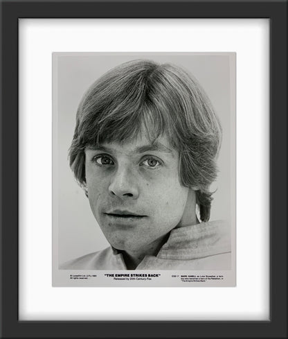 An original 8x10 promotional still of Mark Hamill  as Luke Skywalker for the Star Wars film The Empire Strikes Back