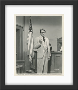 An original 8x10 movie stll  from the film To Kill A Mockingbird