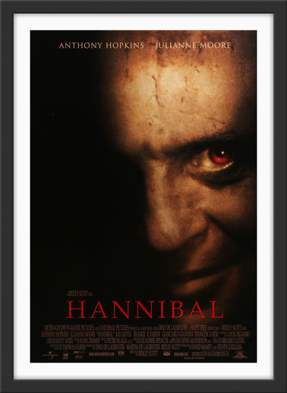 An original movie poster for the film Hannibal2149UF