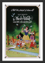 Load image into Gallery viewer, An original movie poster for the Disney film Snow White and the Seven Dwarfs
