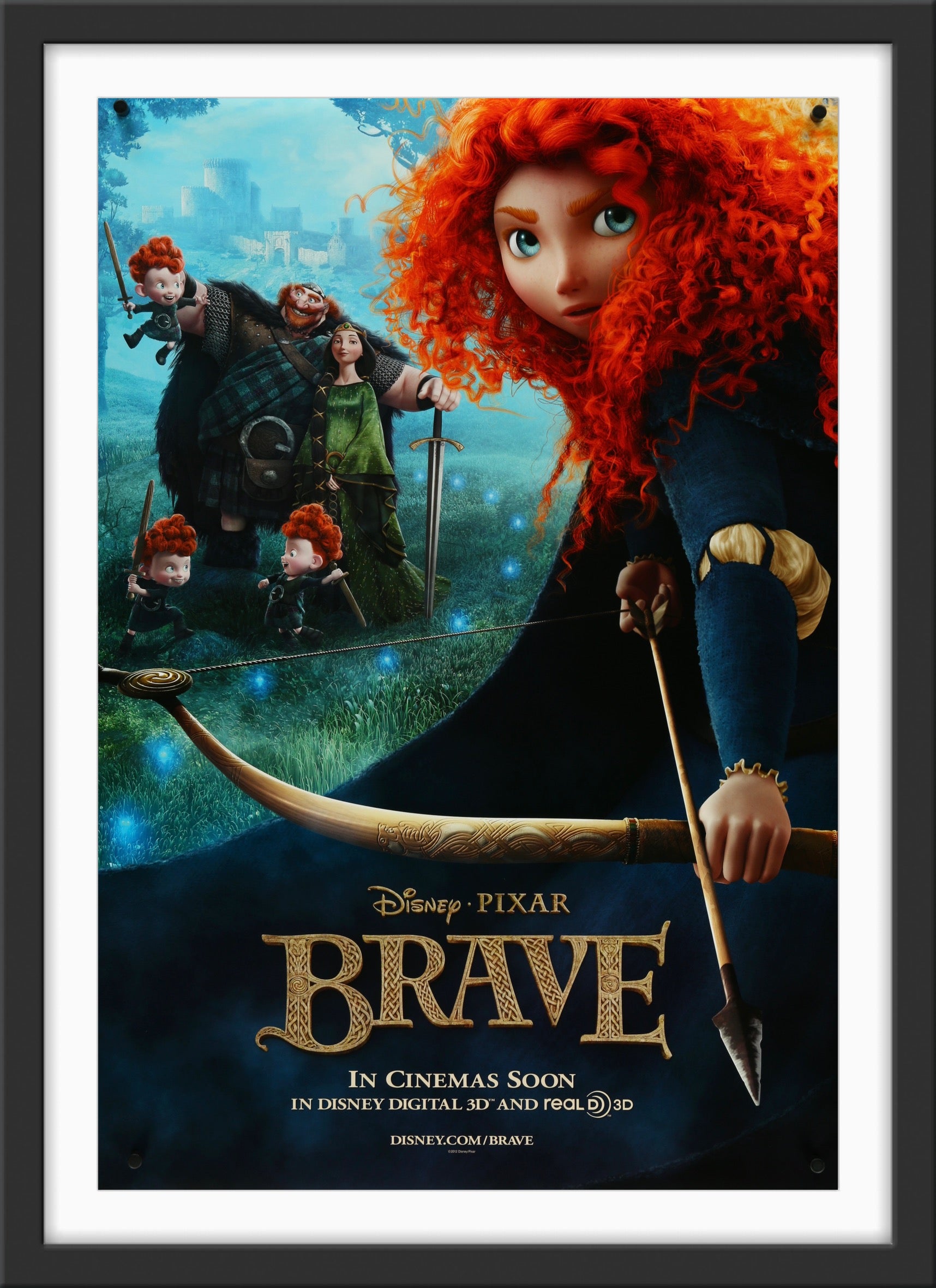 Brave - 2012 - Original Movie Poster – Art of the Movies