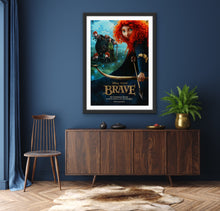 Load image into Gallery viewer, An original movie poster for the Disney and Pixar film Brave