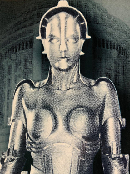 An original movie poster for the Fritz Lang film Metropolis