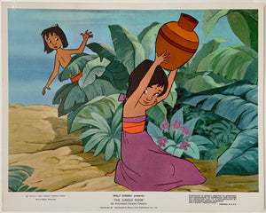 An original lobby card movie poster for the Disney film The Jungle Book