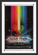 Load image into Gallery viewer, An original movie poster for the film Star Trek The Motion Picture with artwork by Bob Peak