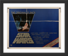 Load image into Gallery viewer, An original half sheet movie poster for the film Star Wars