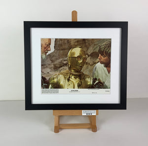 An original 8x10 lobby card movie poster for the film Star Wars