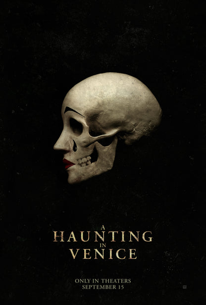 An original movie poster for the Agatha Christie film A Haunting In Venice