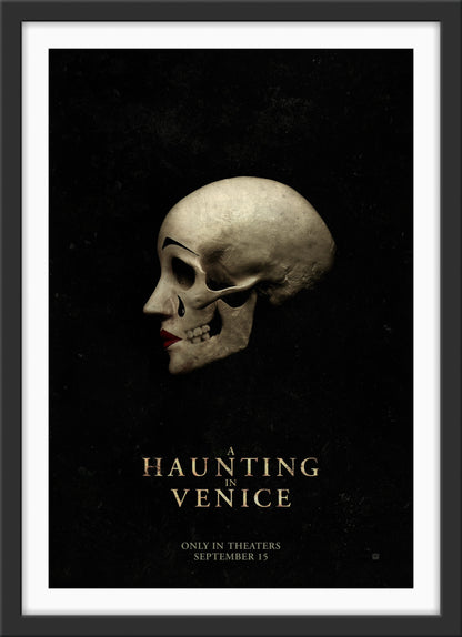 An original movie poster for the Agatha Christie film A Haunting In Venice
