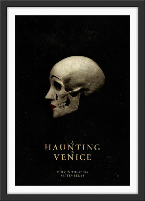 An original movie poster for the Agatha Christie film A Haunting In Venice