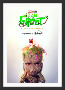 An original movie poster for the Disney+ series I am Groot, Season 2