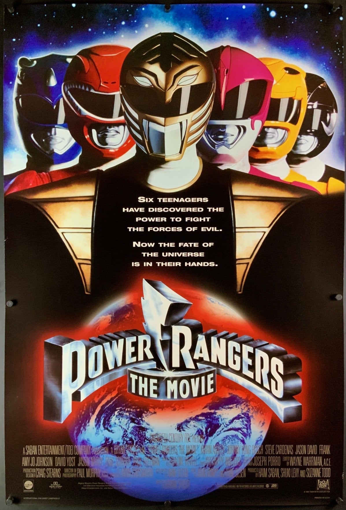 Power Rangers - The Movie - 1995 - Original Movie Poster – Art of the ...