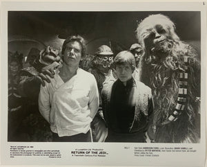 An original 8x10 movie still for the Star Wars film The Return of the Jedi