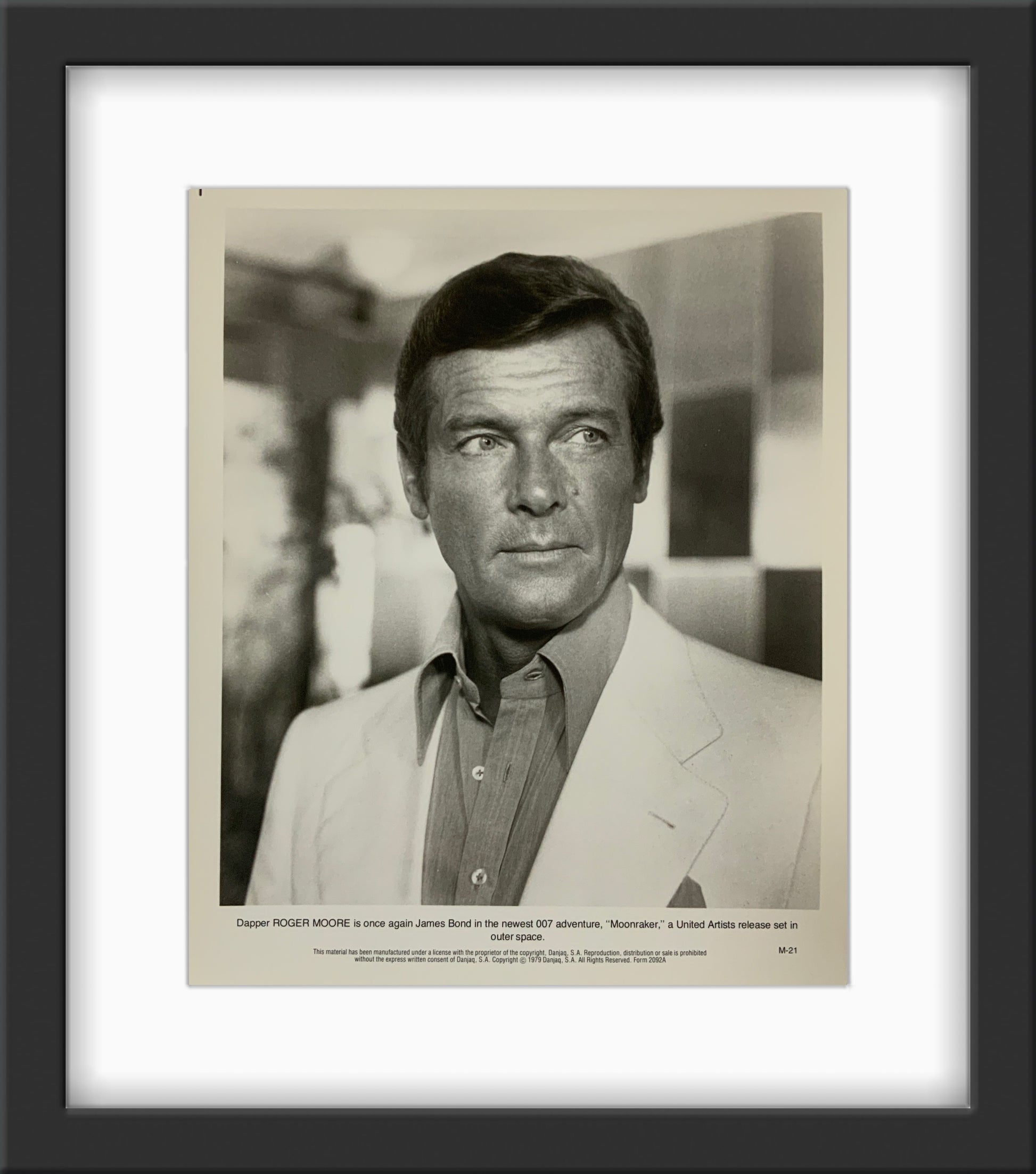 An original movie still / movie poster from the James Bond film Moonrakerfrom