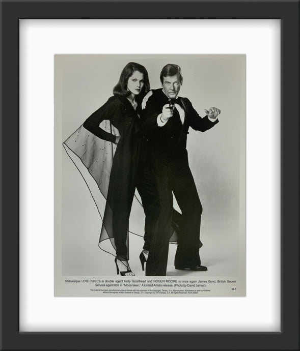 An original promotion movie still / movie poster for the James Bond film Moonraker