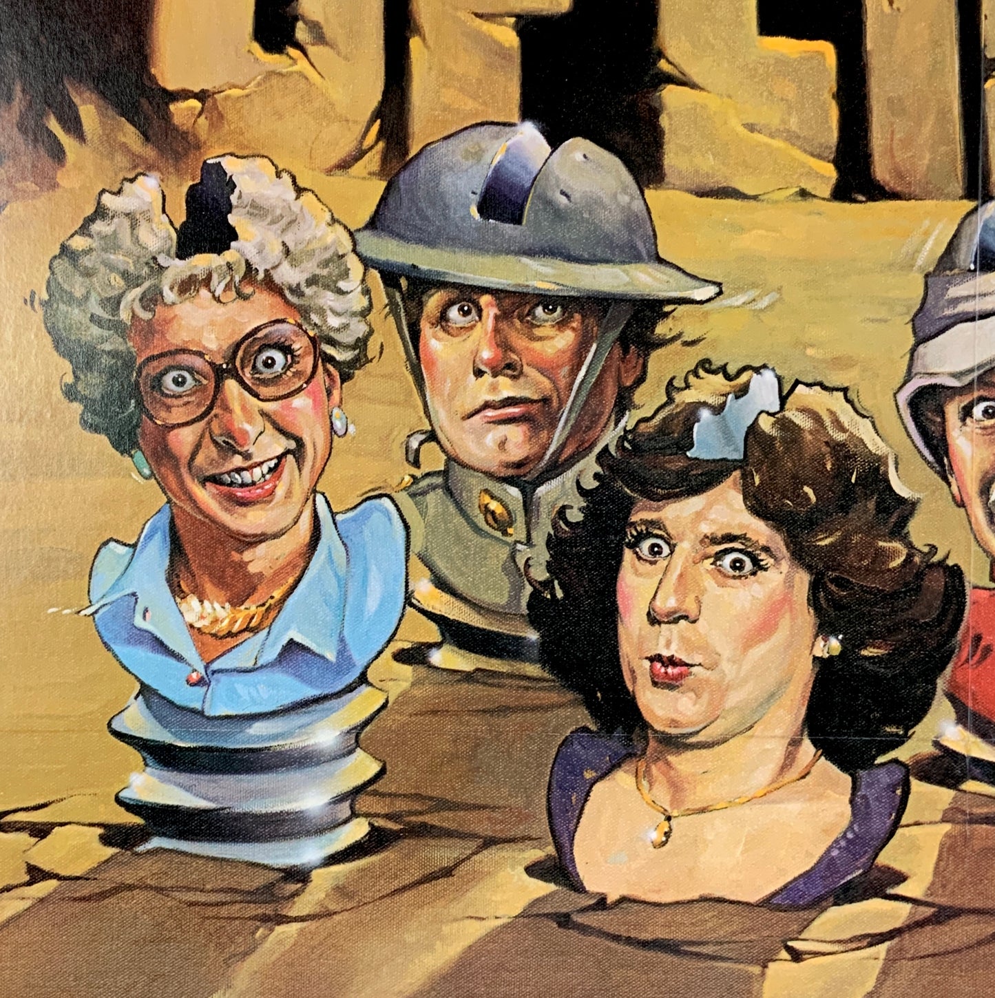 An original movie poster for the film Monty Python's Meaning of Life