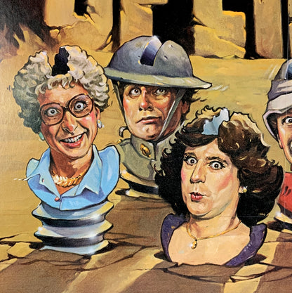 An original movie poster for the film Monty Python's Meaning of Life