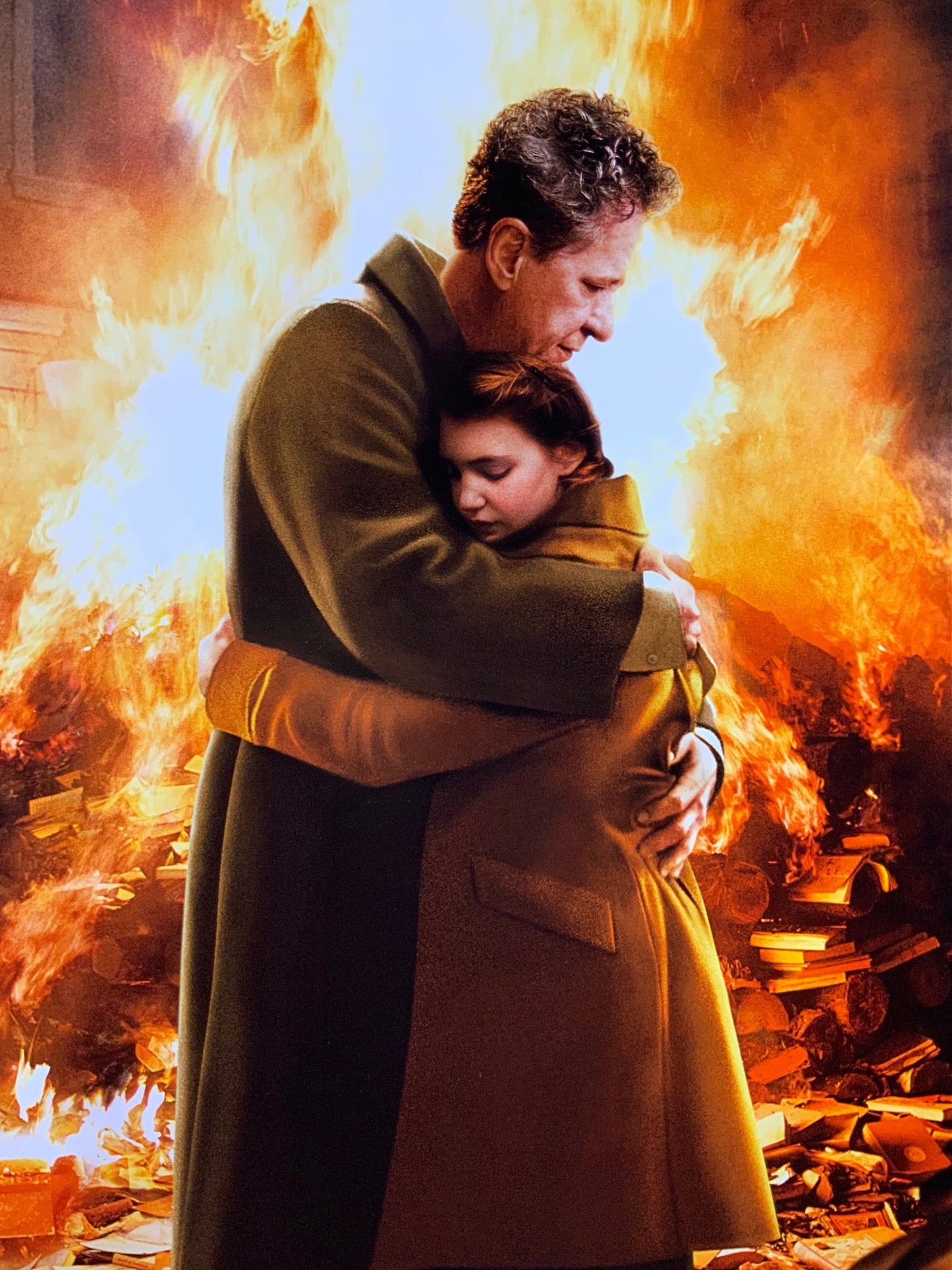 An original movie poster for the film The Book Thief
