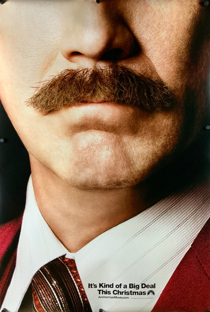 An original teaser movie poster for the film Anchorman: The Legend Continues