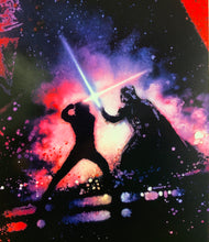 Load image into Gallery viewer, An original Killian one sheet movie poster with artwork by Drew Struzan for the Star Wars film Return of the Jedi