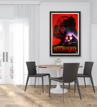 Load image into Gallery viewer, An original Killian one sheet movie poster with artwork by Drew Struzan for the Star Wars film Return of the Jedi
