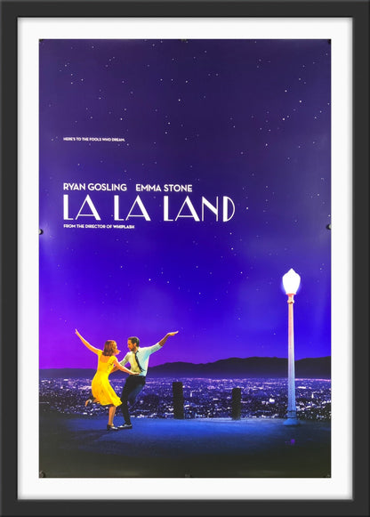An original movie poster for the film La La Land