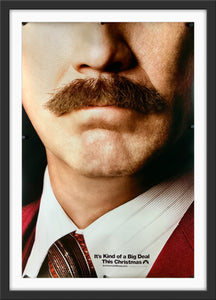 An original teaser movie poster for the film Anchorman: The Legend Continues