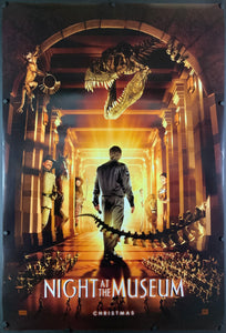 An original movie poster for the film Night At The Museum