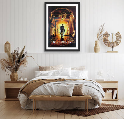 An original movie poster for the film Night At The Museum