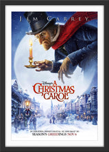 Load image into Gallery viewer, An original movie poster for the Jim Carrey movie A Christmas Carol - 2009